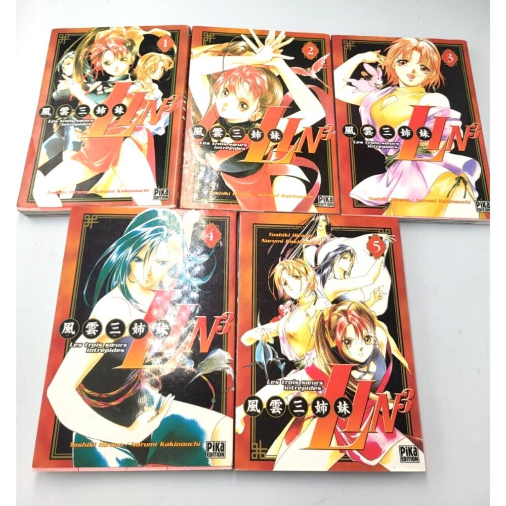 LIN 3. T 1 à 5 Les trois soeurs intrépides. Toshiki Hirano & Narumi Kakinouchi.